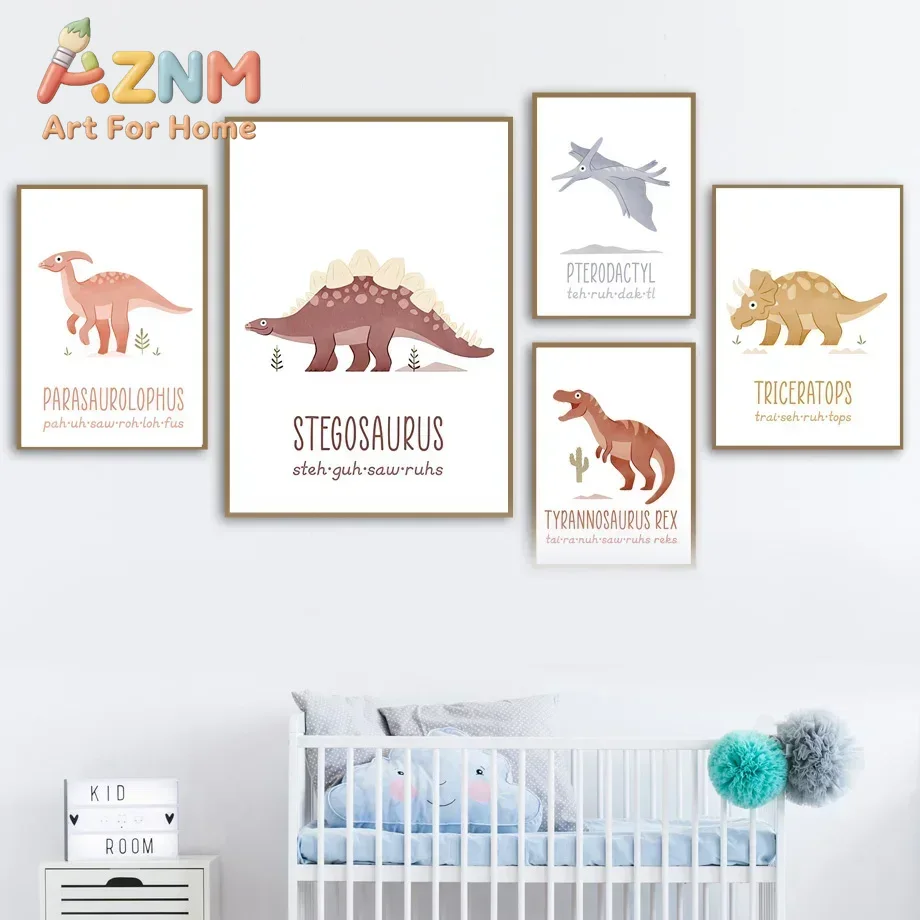 Kids Education Name - AZNM Uroczy obraz na płótnie z