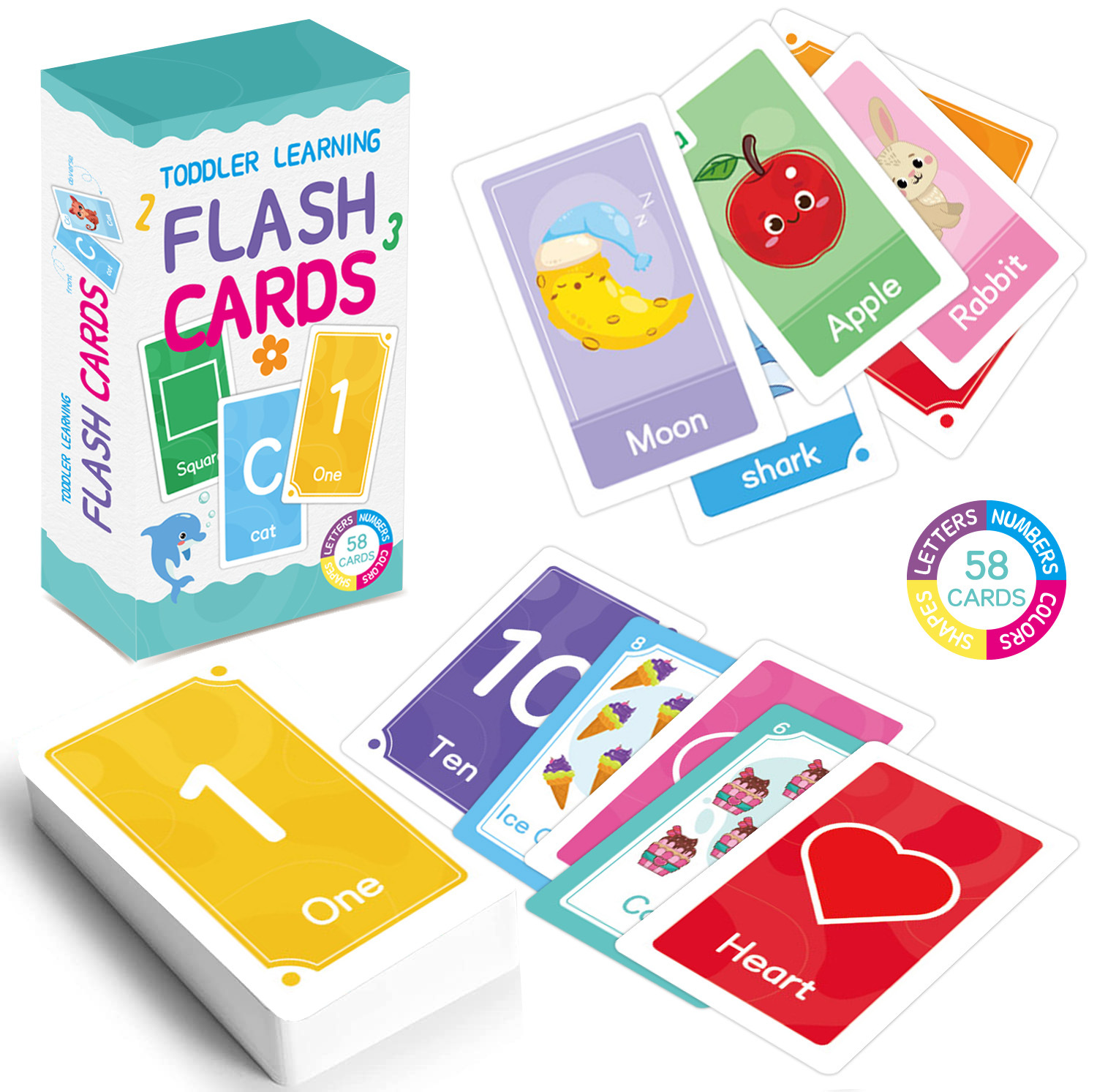 58 szt. Karty edukacyjne ABC A – Abc Kids Early Education recenzja i cena